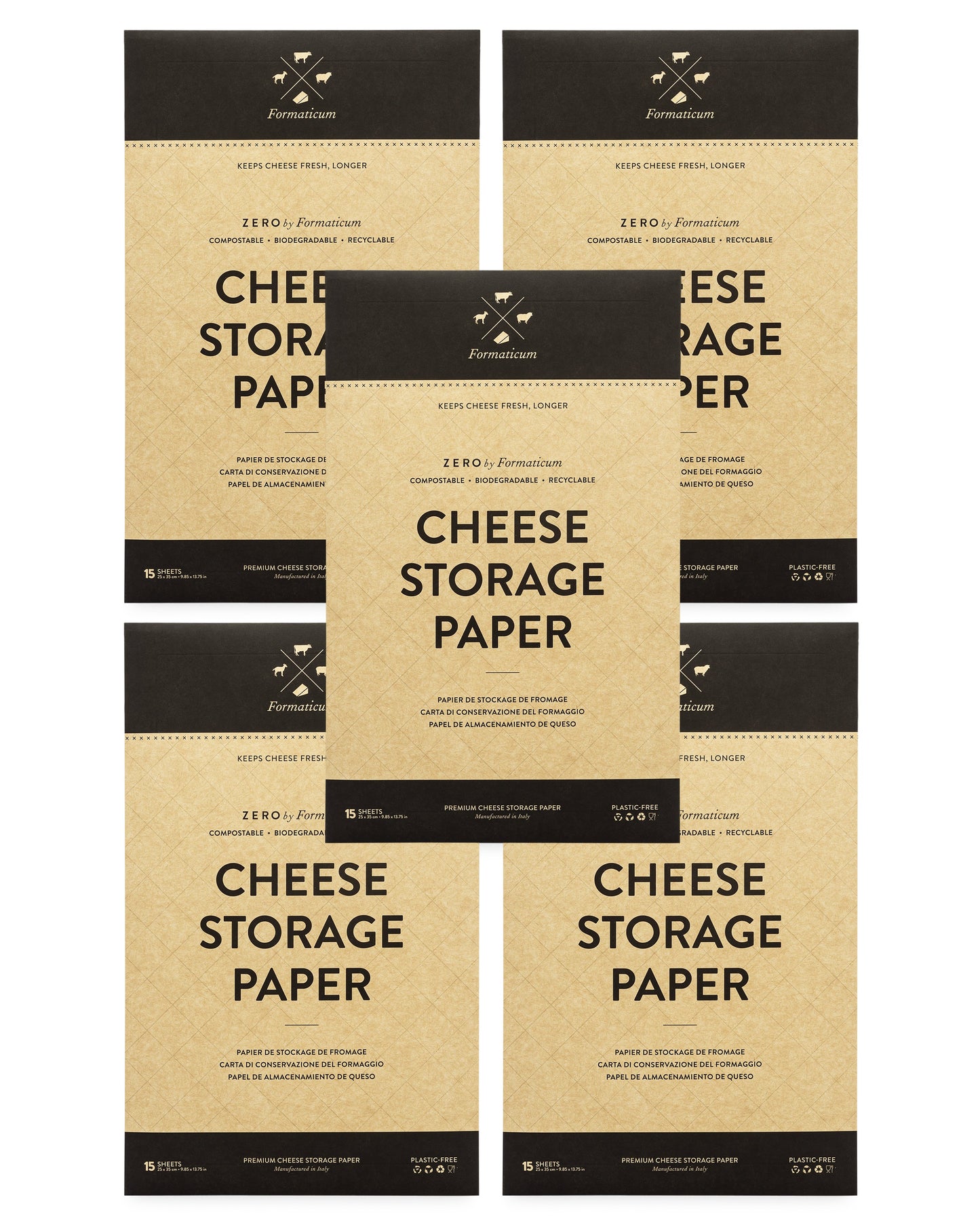 Zero Cheese Storage Paper 75 Sheets ($8.00 Pack)