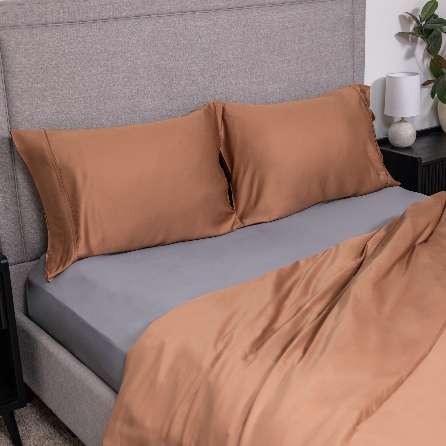 Bamboo Pillow Cases King Raisin