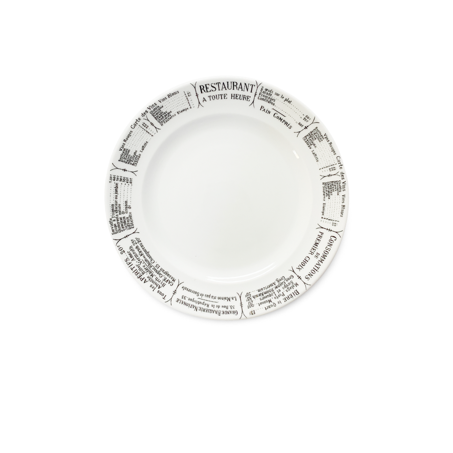 Brasserie Plates, Sets of 4 9.5" diam - Set of 4