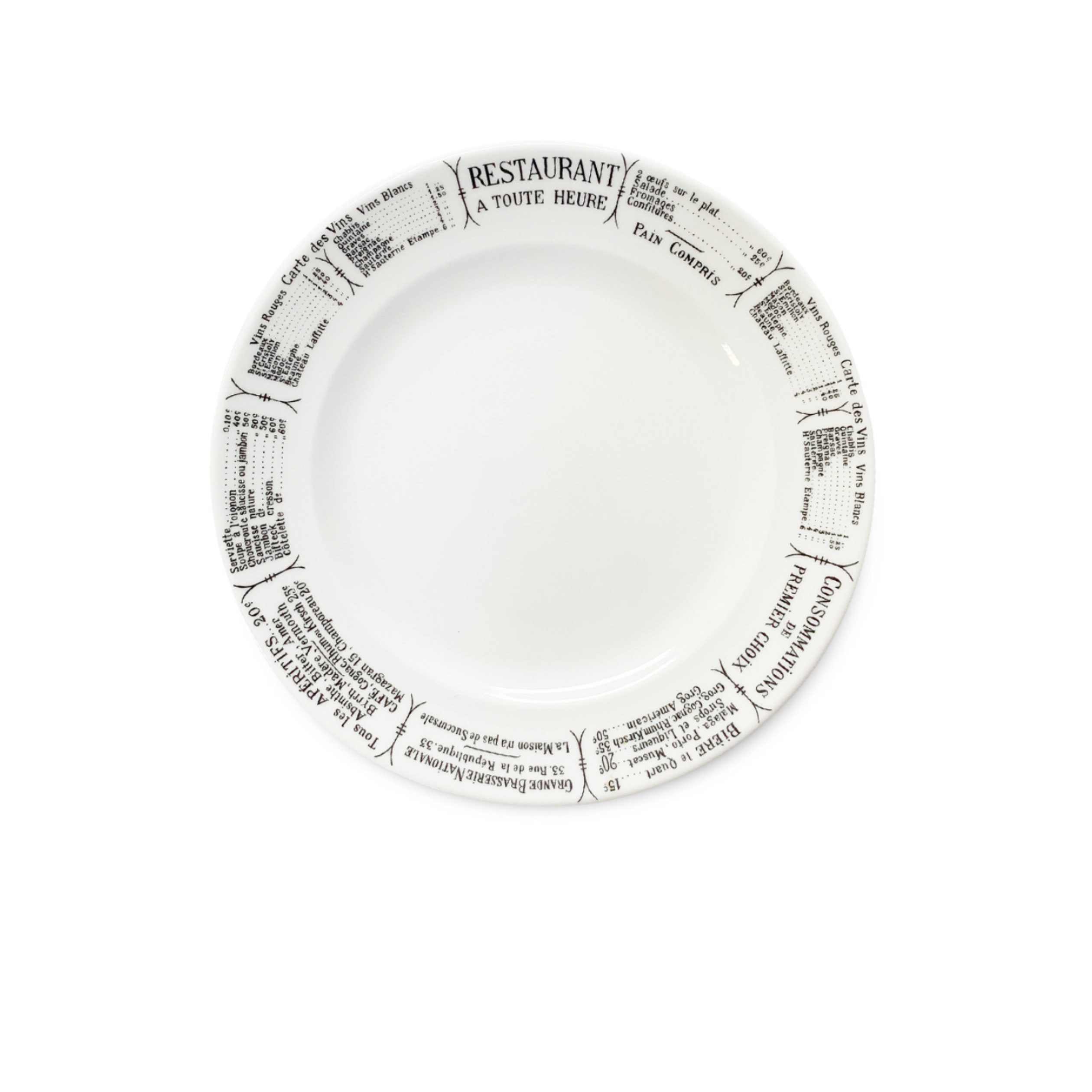 Brasserie Plates, Sets of 4 10.5" diam - Set of 4