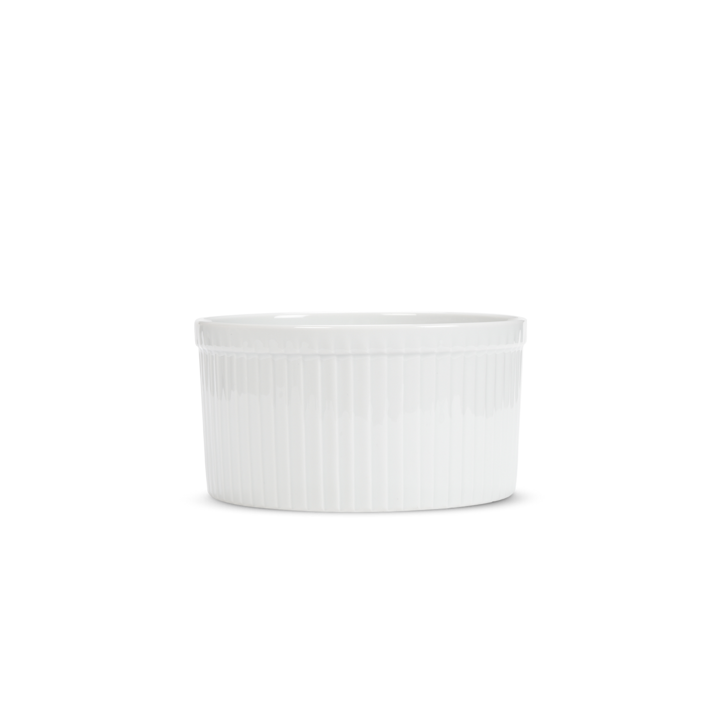 Deep Pleated Souffles 7" diam x 3.75" H - 1.75 qt