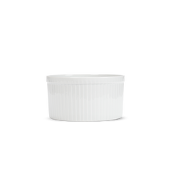 Deep Pleated Souffles 7" diam x 3.75" H - 1.75 qt