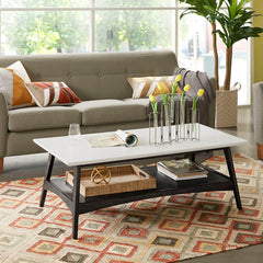 Parker Coffee Table Off-White Black