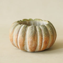 Fall Ombre Cement Pumpkin Planters | 3 Sizes Medium