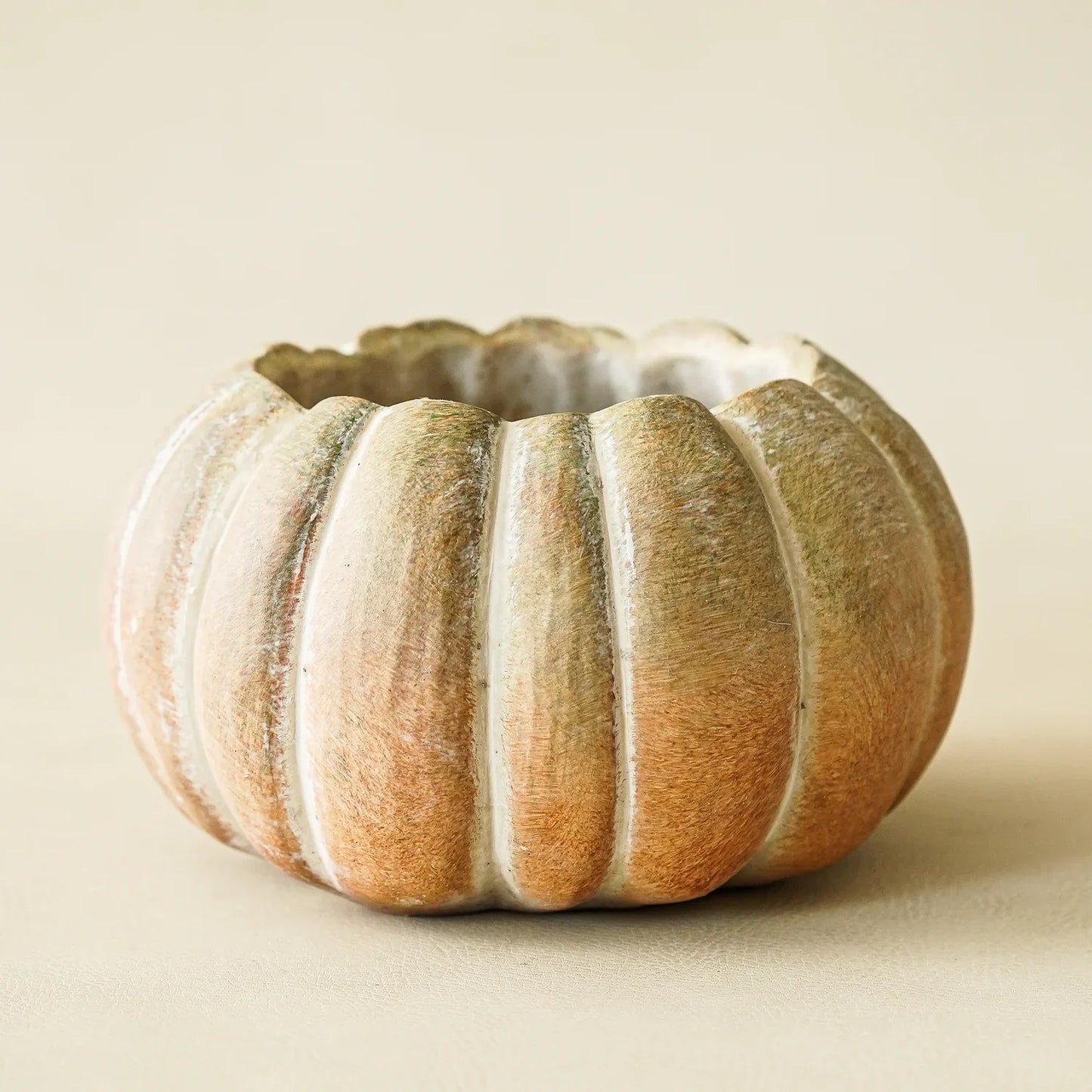 Fall Ombre Cement Pumpkin Planters | 3 Sizes Small