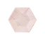 Amethyst - Pale Pink Striped Small Paper Plates