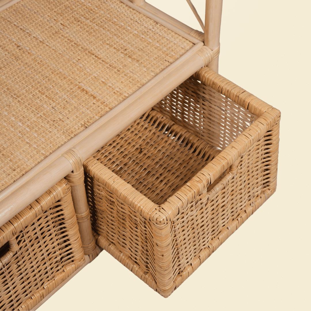 Belle Kids Clothing Rack with 2 Drawers
