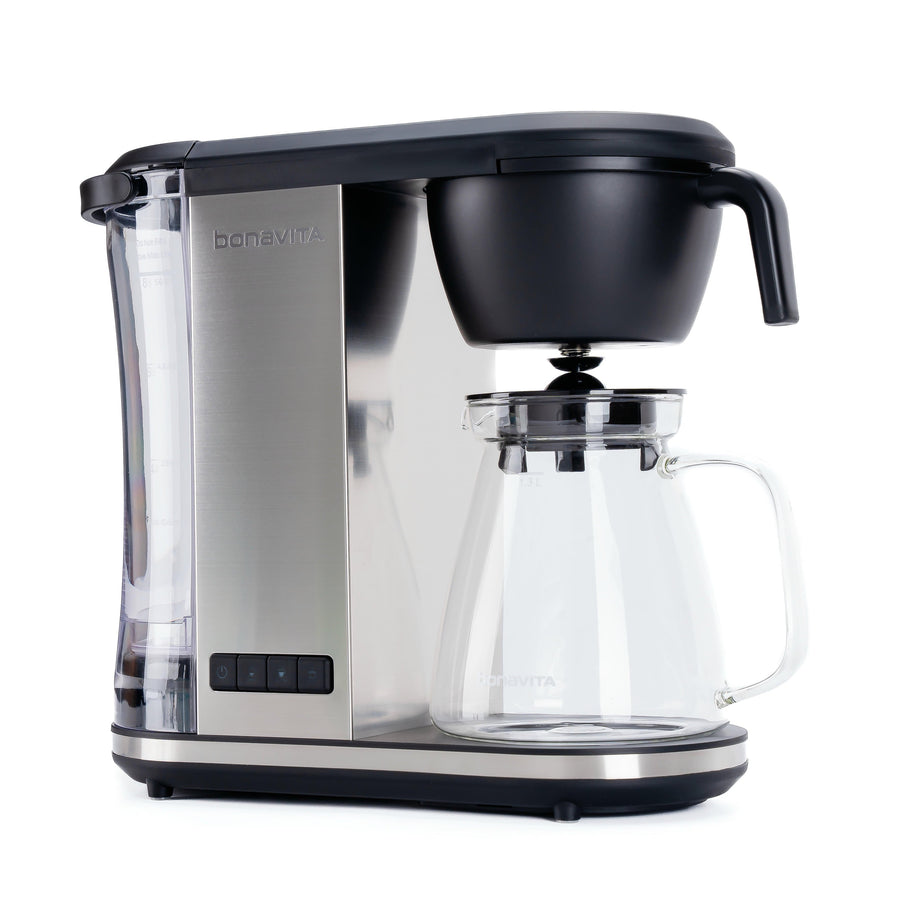 Enthusiast 8-Cup Drip Coffee Brewer with 1.3L Thermal or Glass Carafe Stainless Glass