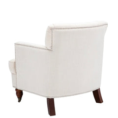 Elegant Modern Tub Chair with Sturdy Legs and Comfortable Cushioning