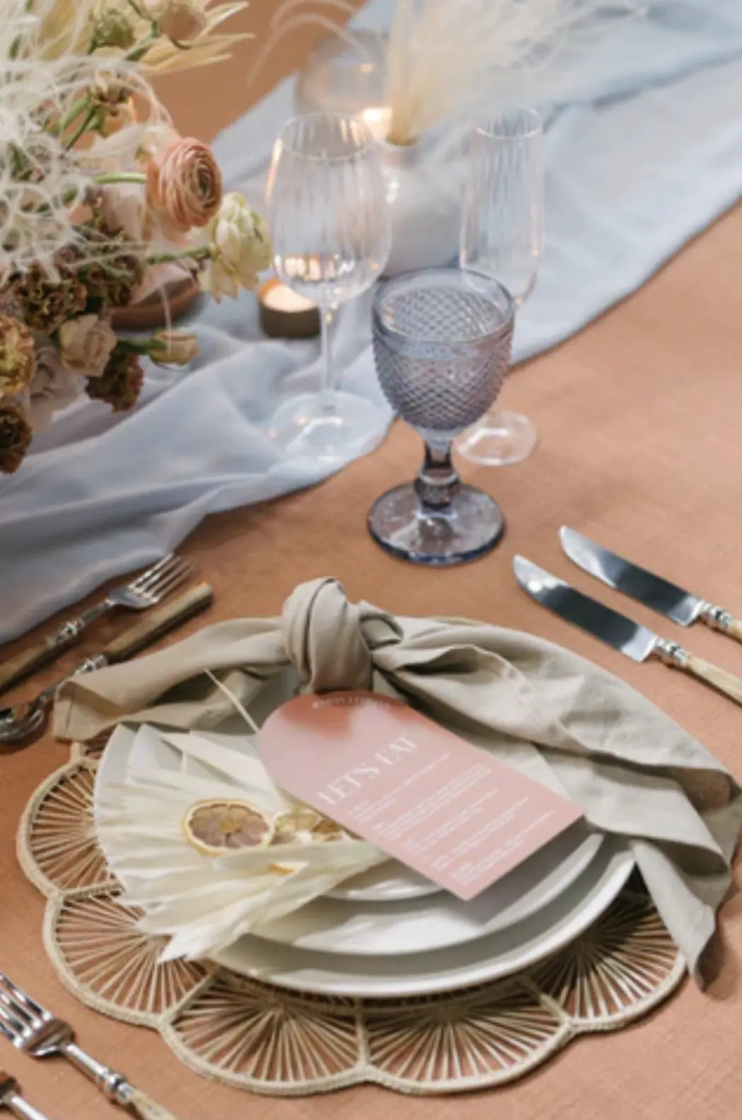 Petal Perfection Woven Placemat