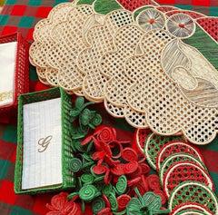 Santa Claus Woven Placemat