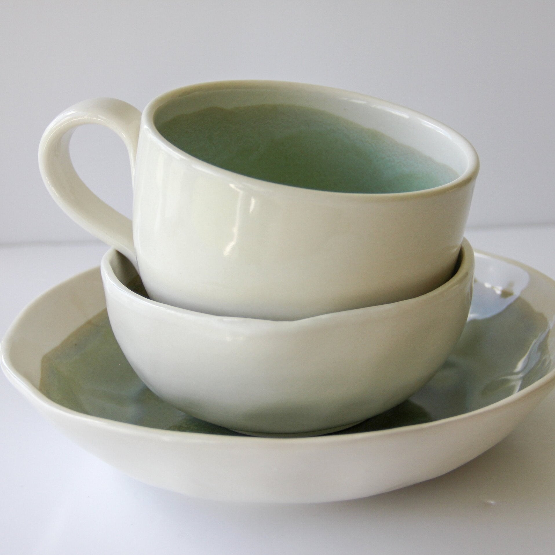 Artisan Bowl Set Sea Spray Set