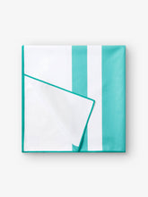 Aqua Microfiber Beach Towel