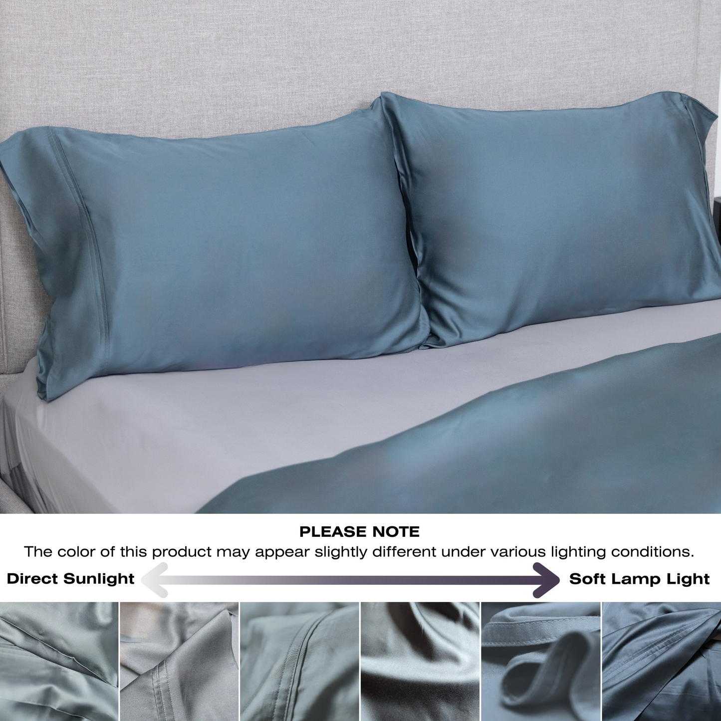 Bamboo Pillow Cases Queen Ocean