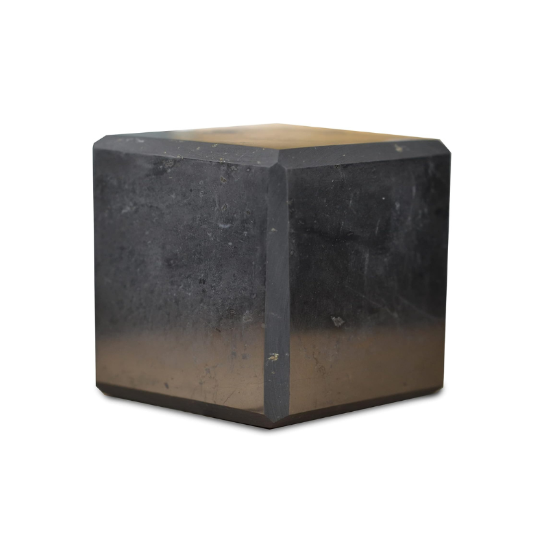 Shungite Stone Home EMF Defender 50mm Cube