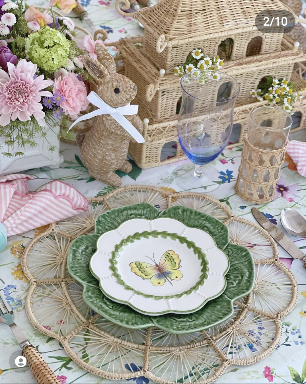 Petal Perfection Woven Placemat