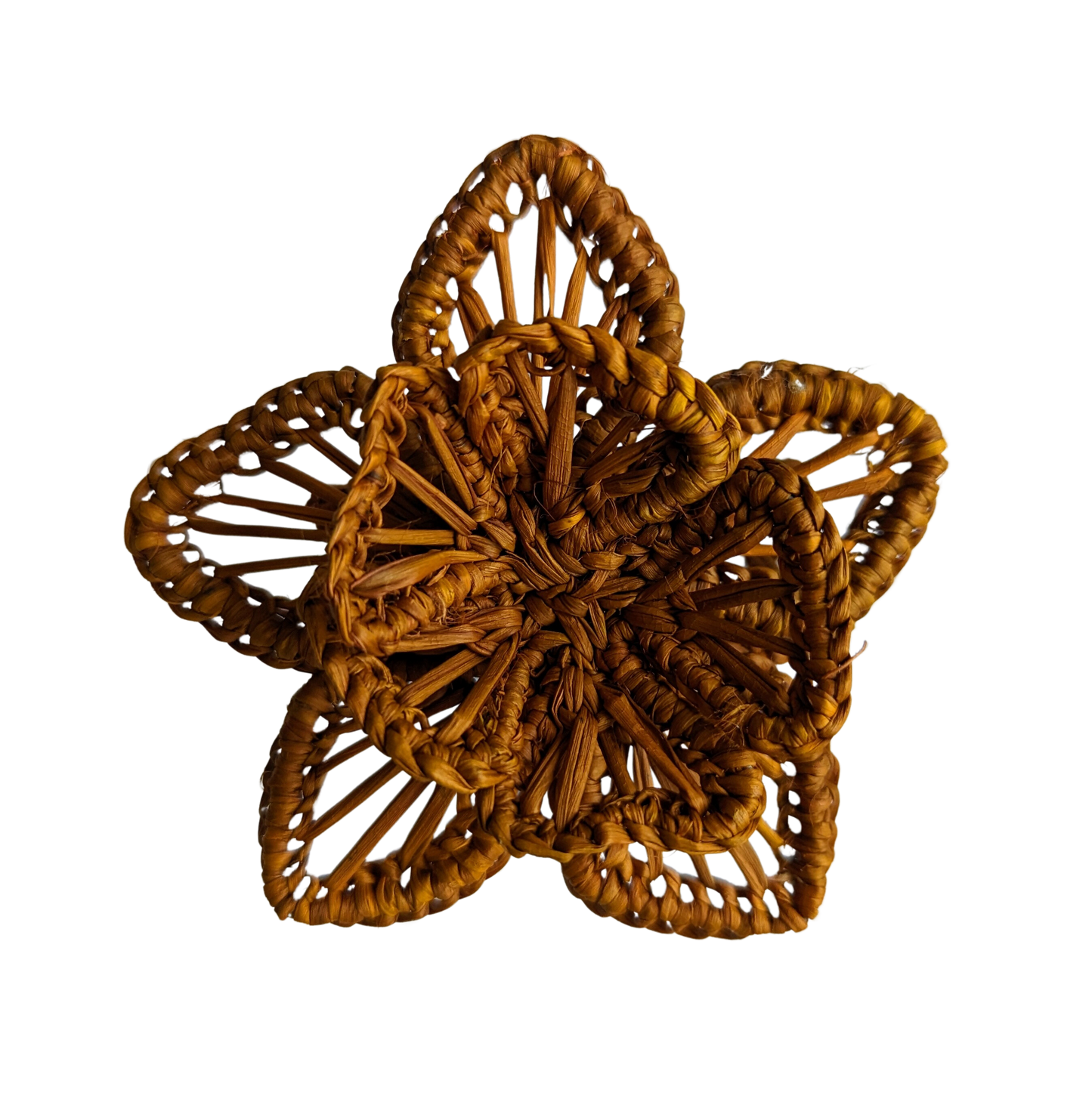 Thanksgiving Star Flower Woven Napkin Ring