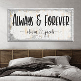 Always And Forever Couple Sign