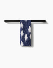 Ghosting Around Geometry Tea Towel