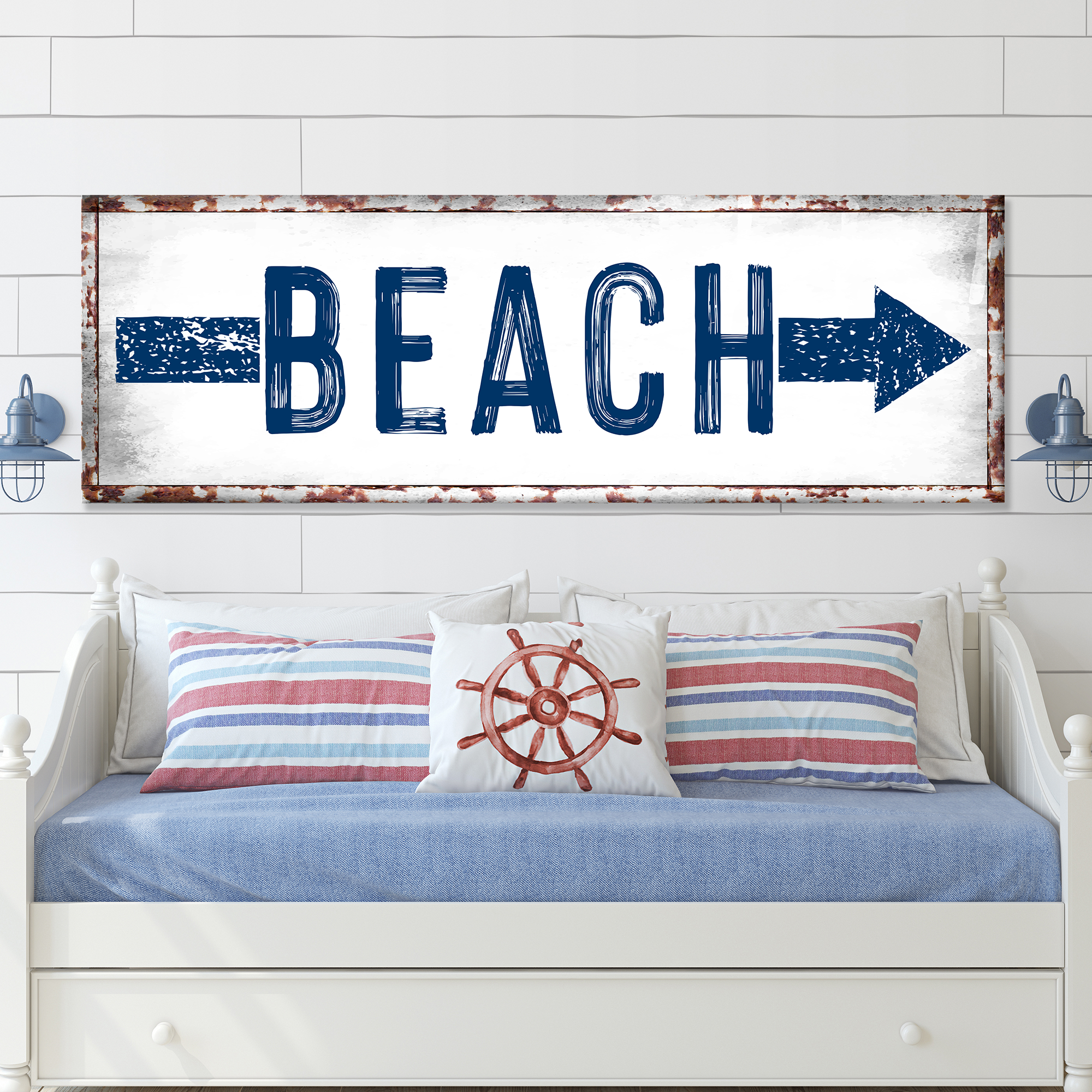 Beach Arrow Sign Style 1