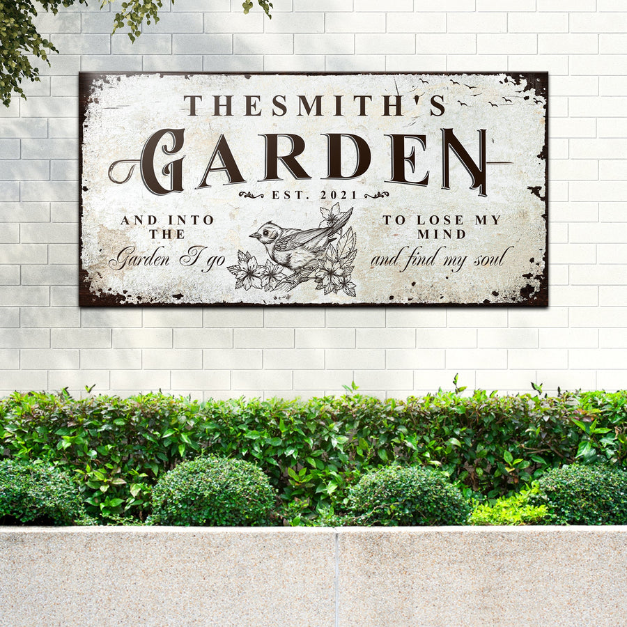 Family Garden Sign Style 2