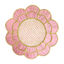 Blush Bloom Handwoven Iraca Placemat - Lilly Pulitzer Inspired Style
