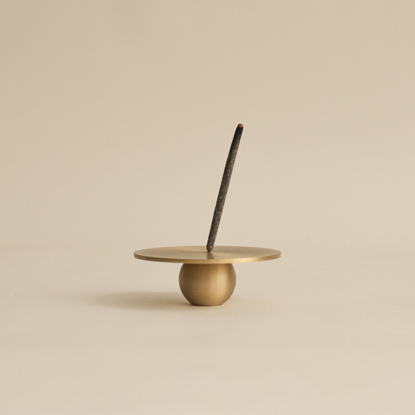 Orb Brass Incense Holder