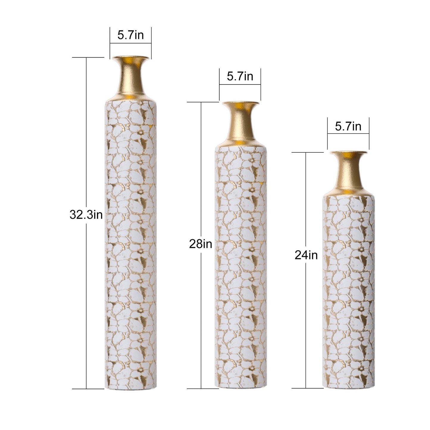 Floor Vases Gold Large Vases