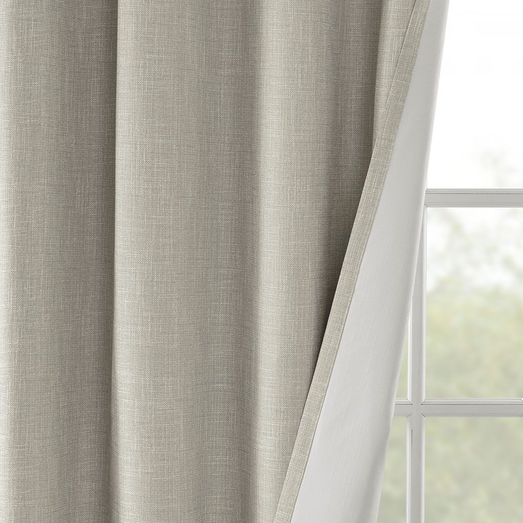 Maya Printed Heathered Blackout Window Patio Panel