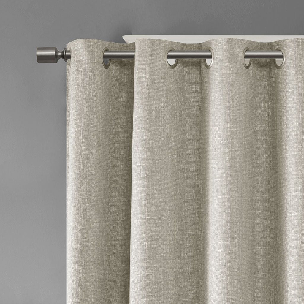 Maya Printed Heathered Blackout Window Patio Panel