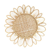 Daisy Woven Placemat Solid Color Natural