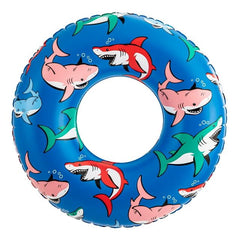 Blue Shark Inflatable Swim Tube Pool Float – Durable PVC, Ages 9+, Unisex Pool