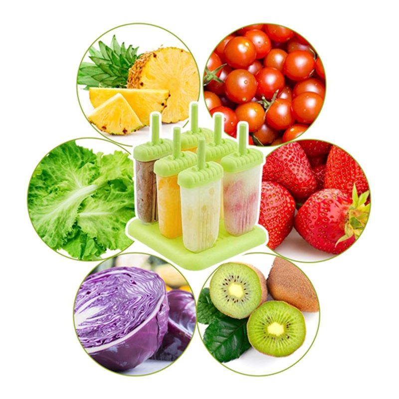 Reusable Plastic Popsicle Mold For Homemade Iced Snacks