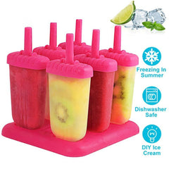 Reusable Plastic Popsicle Mold For Homemade Iced Snacks
