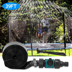 Kids Trampoline Sprinkler Green