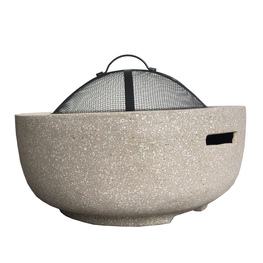 Magnesium Oxide Fire Pit with BBQ Grill Rack as Pic