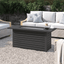 24" H x 54" W Steel Outdoor Fire Pit Table with Lid as Pic