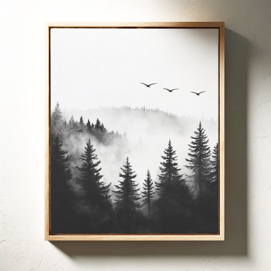 Misty Woodland Reverie