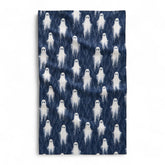 Ghosting Around Geometry Tea Towel