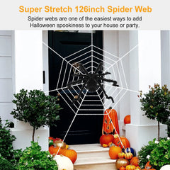 Outdoor 59inch Halloween Spider with 126 inch Tarantula