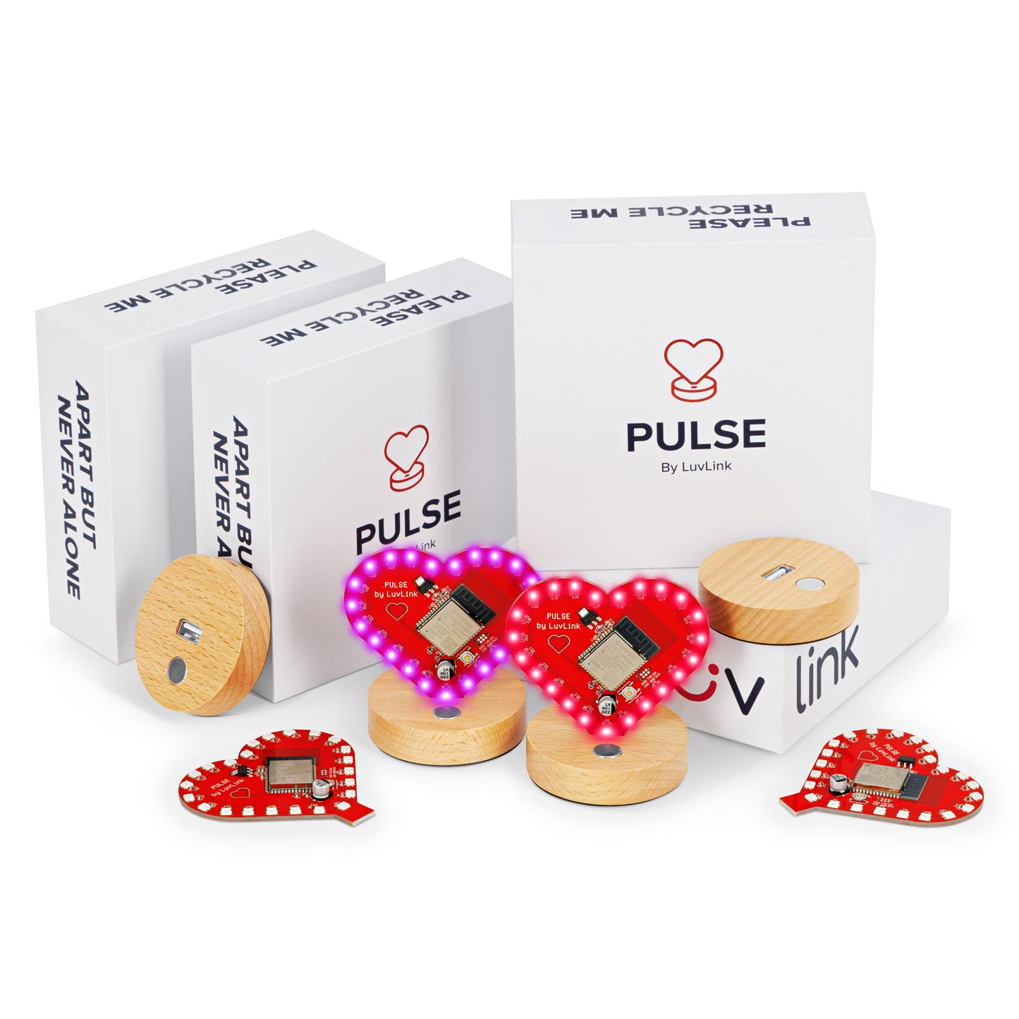 Pulse Lamp Set of Four