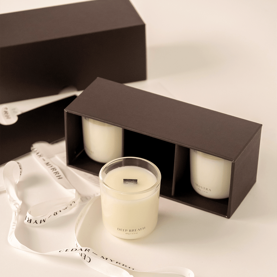 Mini Wellness Candle Gift Set