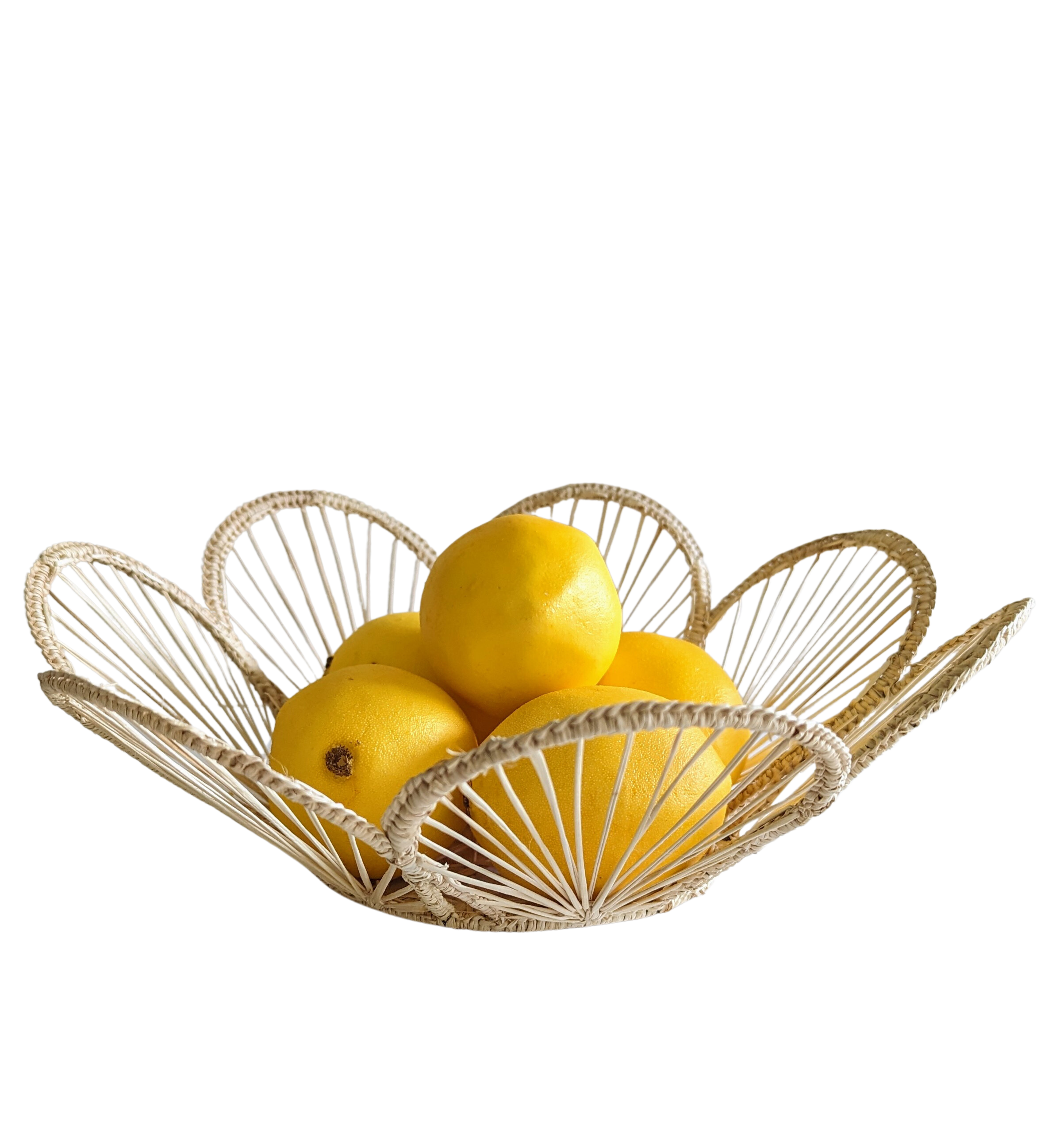 12" Scalloped Woven Bread Basket