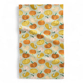 Pumpkins & Gourds Geometry Tea Towel