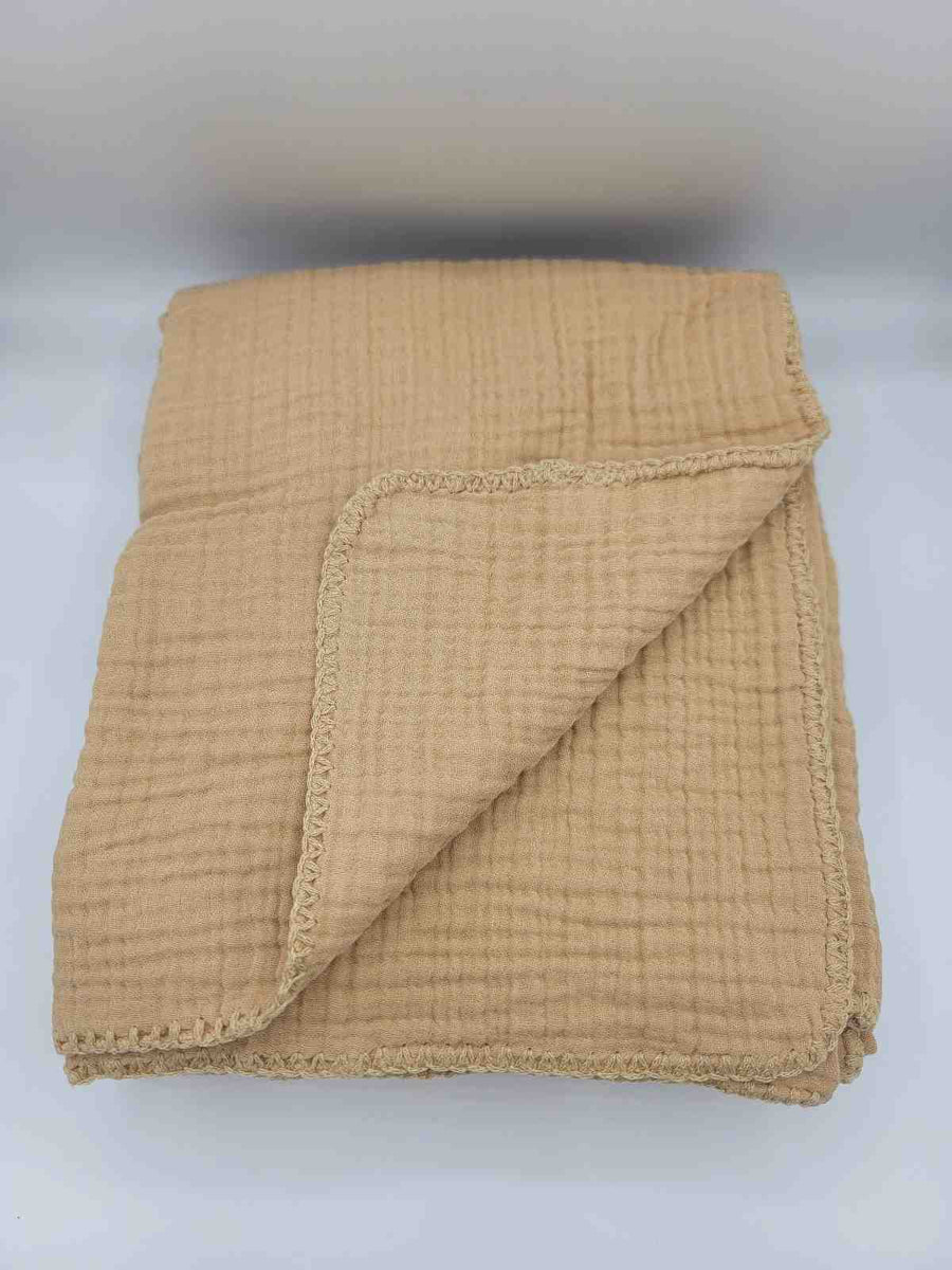 Quilted 4 Layers Muslin Blanket