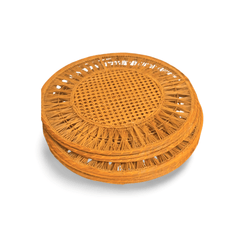 Radiant Woven Placemat Solid Color Tan