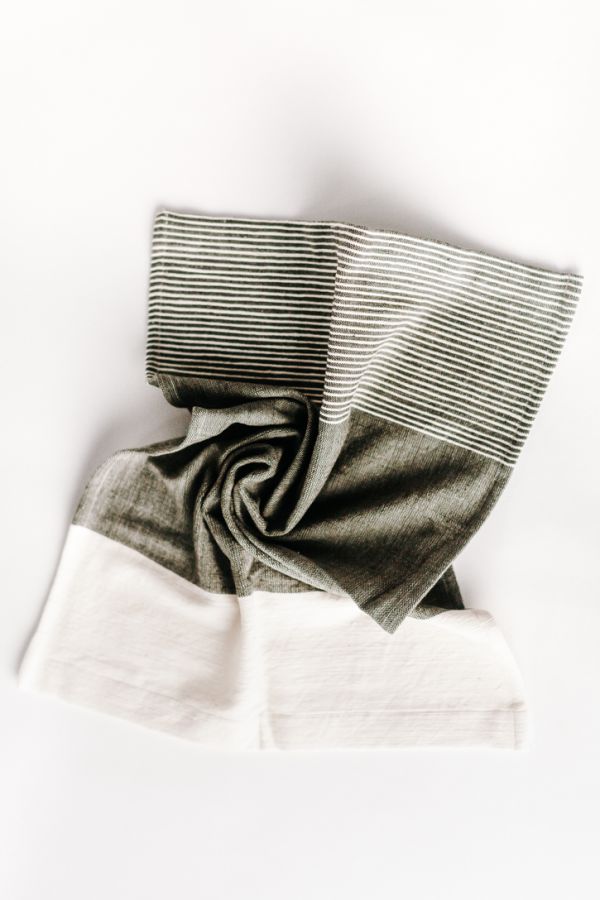 Chesapeake Cotton Tea Towel Grey