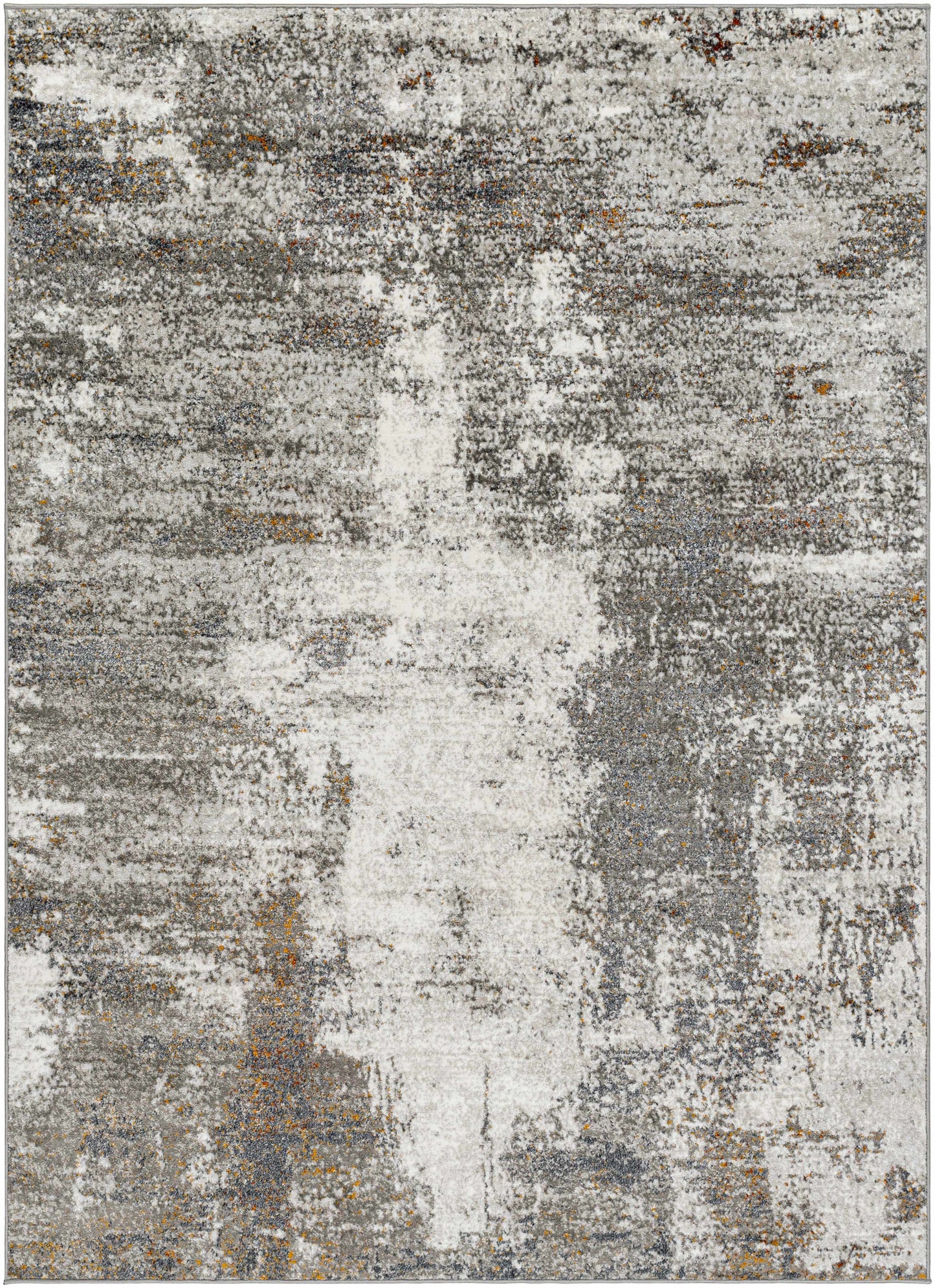 Duval Taupe Abstract Area Rug 5'3" x 7' Rectangle