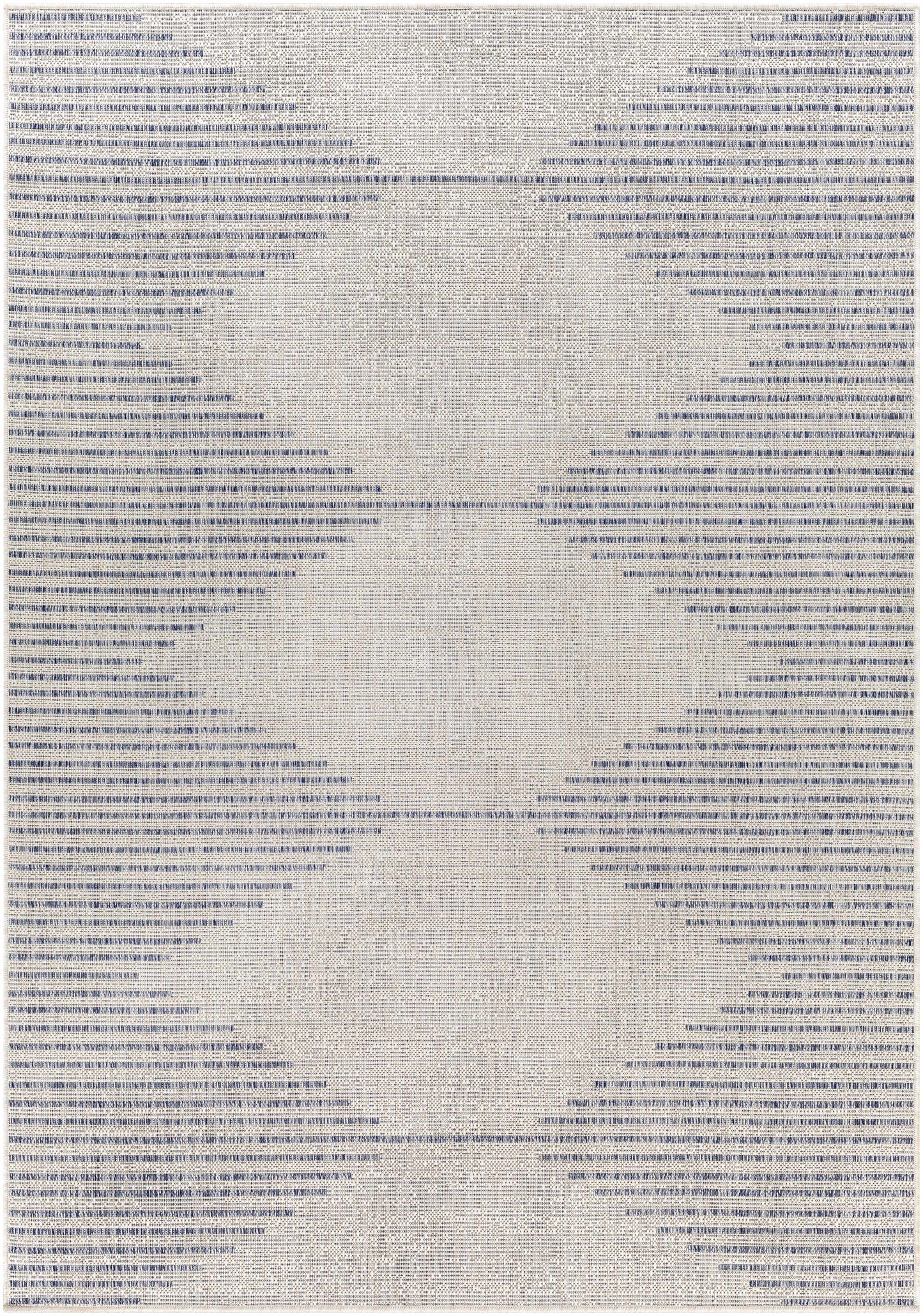 Stephan Gray & Blue Outdoor Rug 5'3" x 7'7" Rectangle