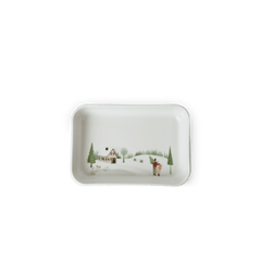 Winter Decor Plisse Tapas 7 x 4.5", Set of 4 7" L x 4.5" W x 1.15" H - 10 oz - Set of 4